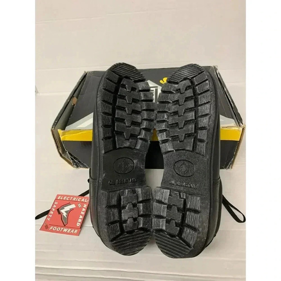 .1021 Lehigh Safety Shoes, Black US 8.5 Mens - Picture 5 of 6